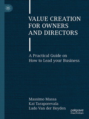 cover image of Value Creation for Owners and Directors